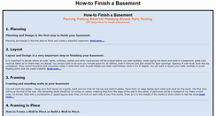 Desktop Screenshot of basements101.com